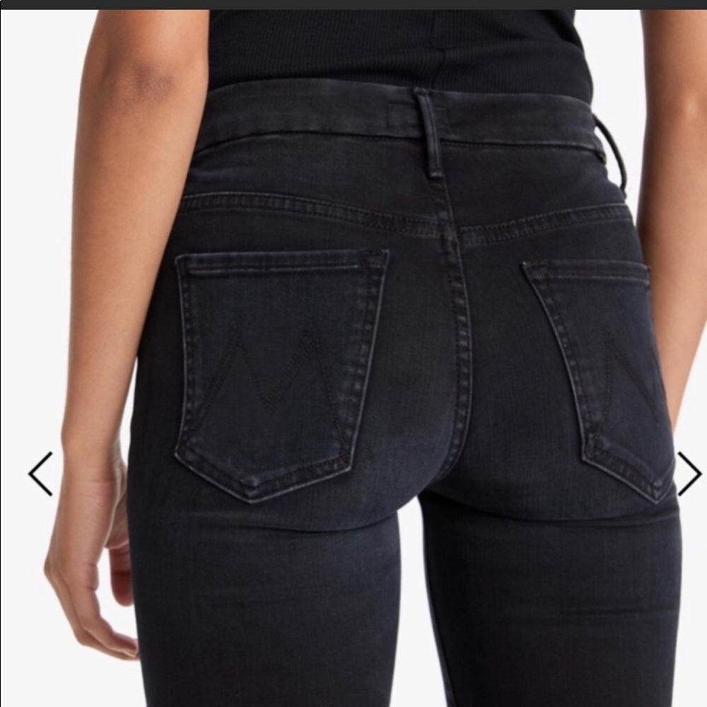 MOTHER High Waisted Looker Ankle Fray Jeans